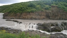 Лавовые водопады и пещеры белой речки