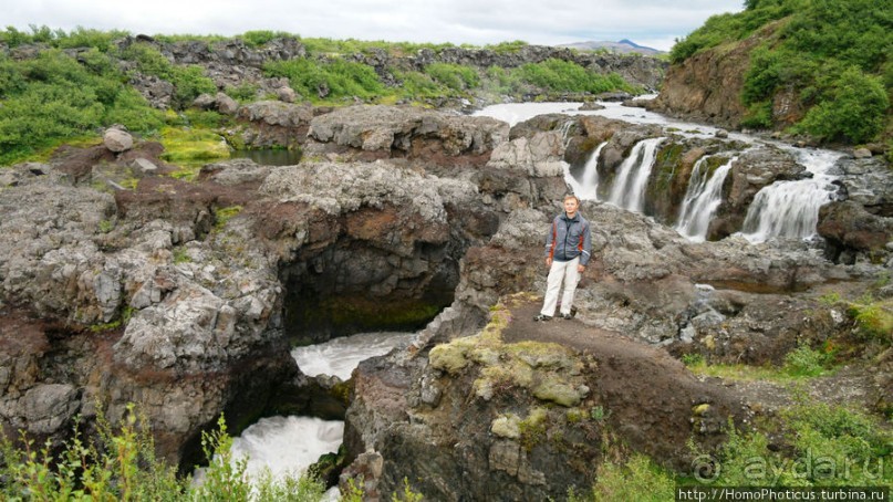Лавовые водопады и пещеры белой речки