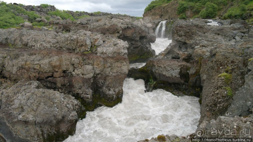 Лавовые водопады и пещеры белой речки