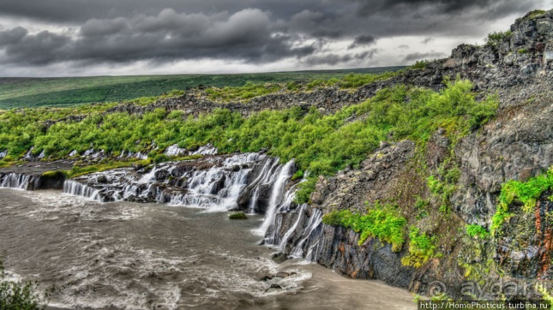 Лавовые водопады и пещеры белой речки
