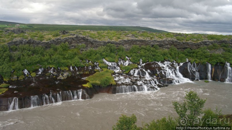 Лавовые водопады и пещеры белой речки