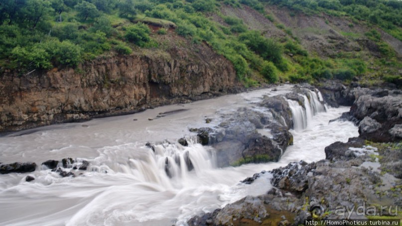 Лавовые водопады и пещеры белой речки
