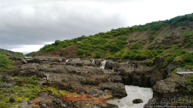 Лавовые водопады и пещеры белой речки