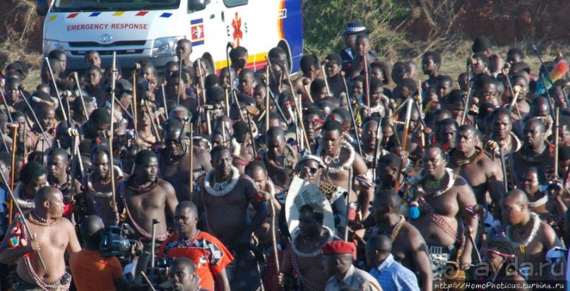 Умхланга. День VII. Его Величество Мсвати III выбирает Умхланга. День VII. Его Величество Мсвати III выбирает