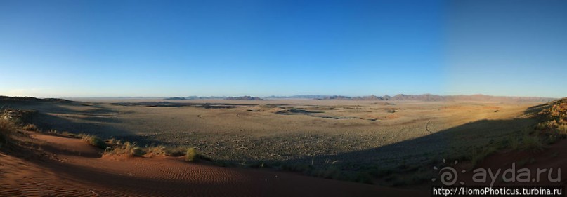 Сердце Намиба: закат южного солнца и восход полной луны