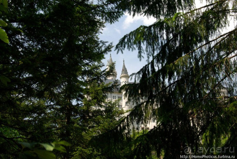 Нойшванштайн виден отовсюду