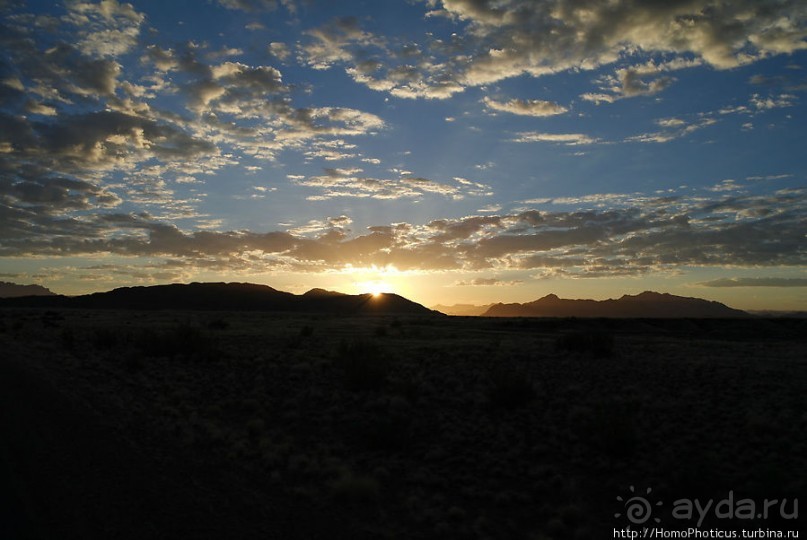 Восход в дюнах