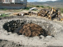 Место, где растет уахе возле святого холма