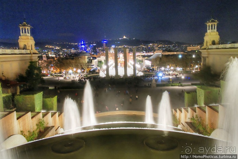 Фонтаны горы Юпитера