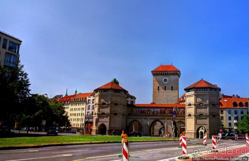 Мюнхен с земли и с высоты