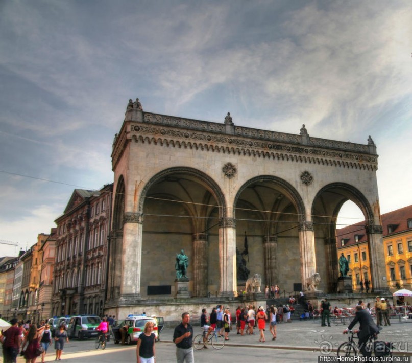 Мюнхен с земли и с высоты