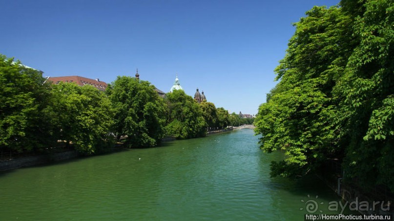 Мюнхен с земли и с высоты