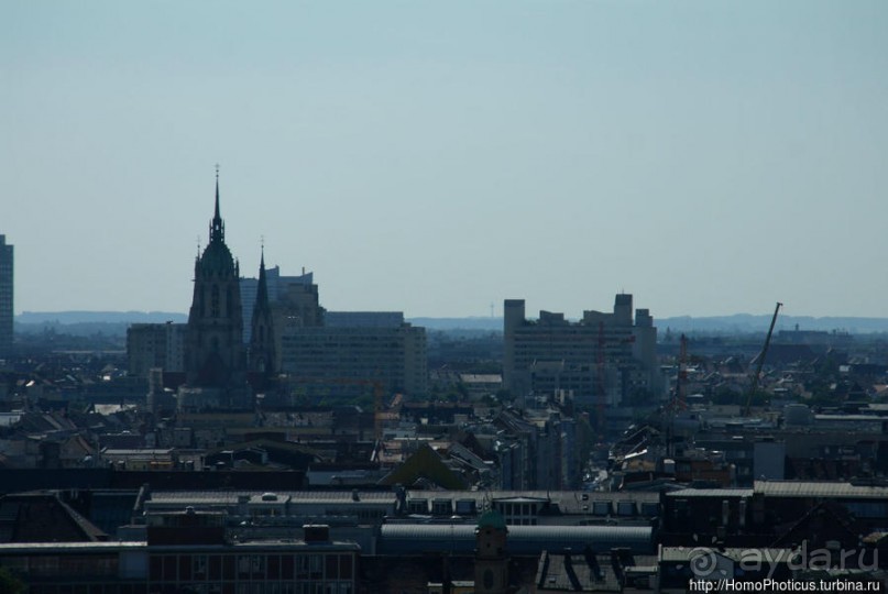 Мюнхен с земли и с высоты