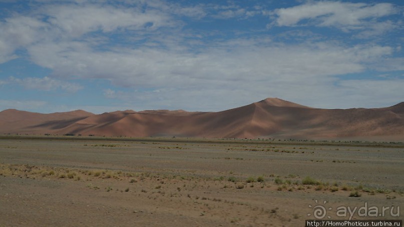Оранжевые дюны Соссусфлея