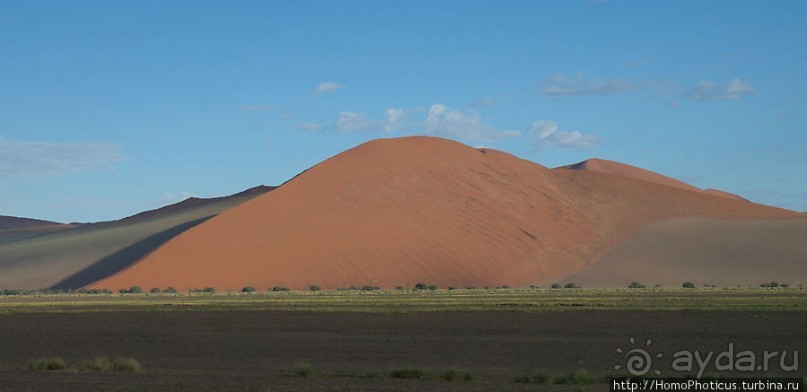 Оранжевые дюны Соссусфлея