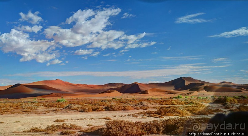 Оранжевые дюны Соссусфлея