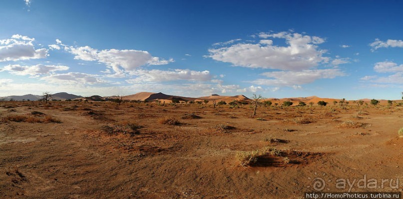 Оранжевые дюны Соссусфлея