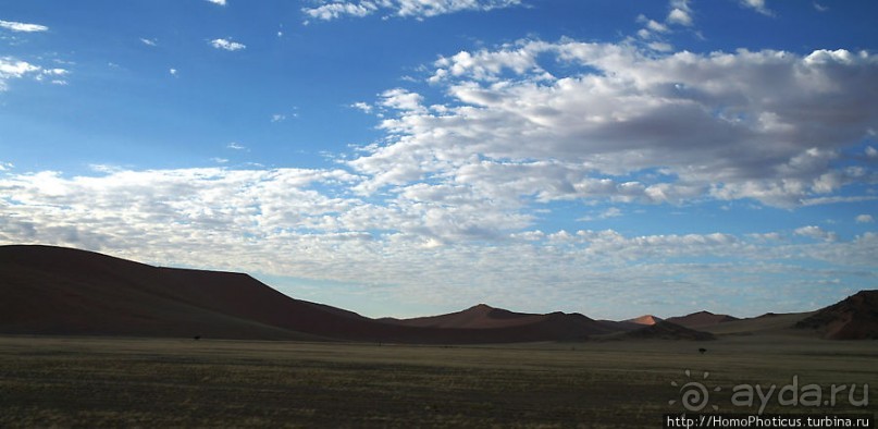 Оранжевые дюны Соссусфлея