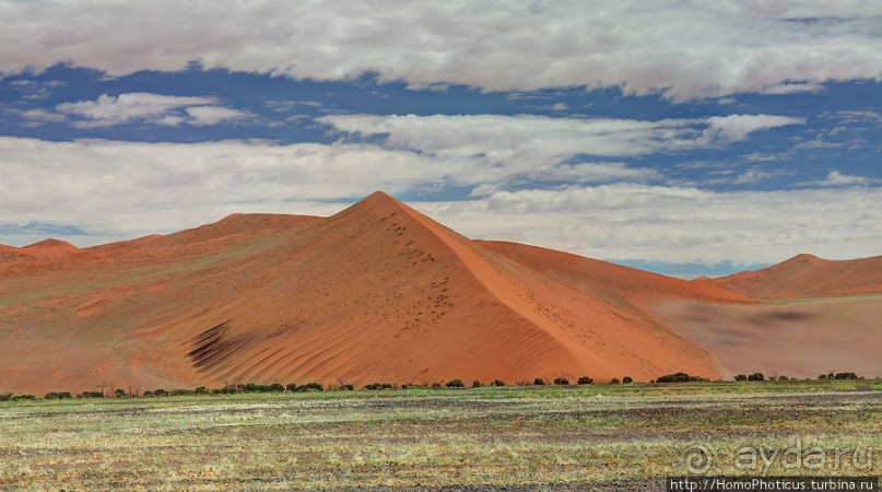 Оранжевые дюны Соссусфлея