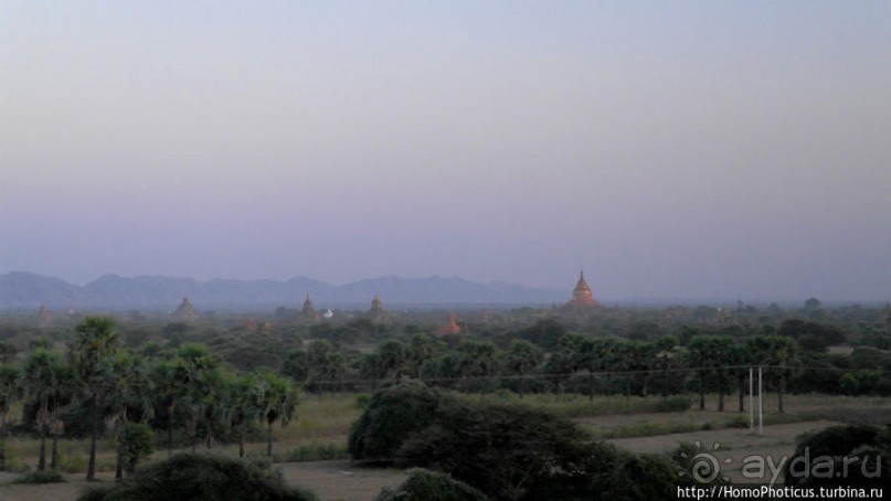 Два заката над тысячами ступ