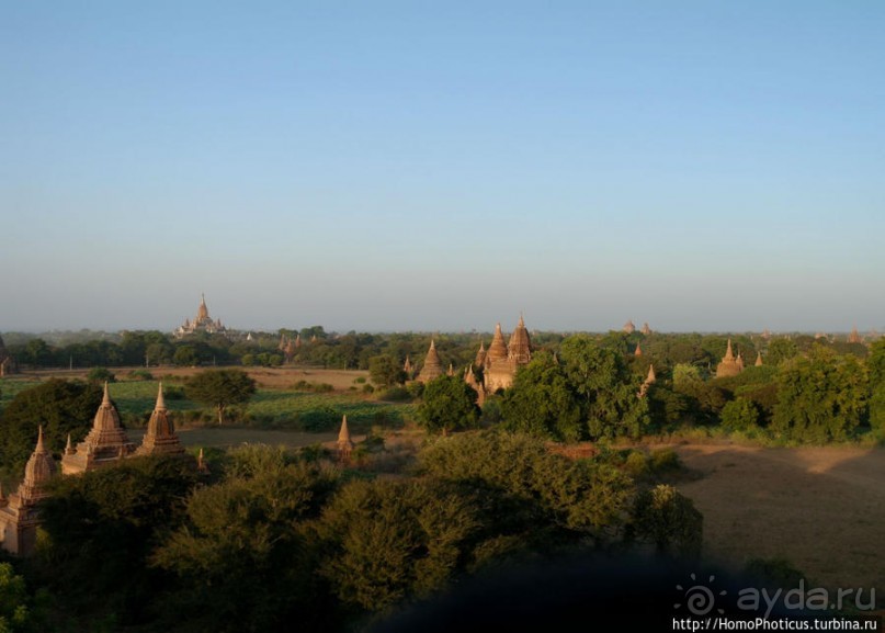 Два заката над тысячами ступ