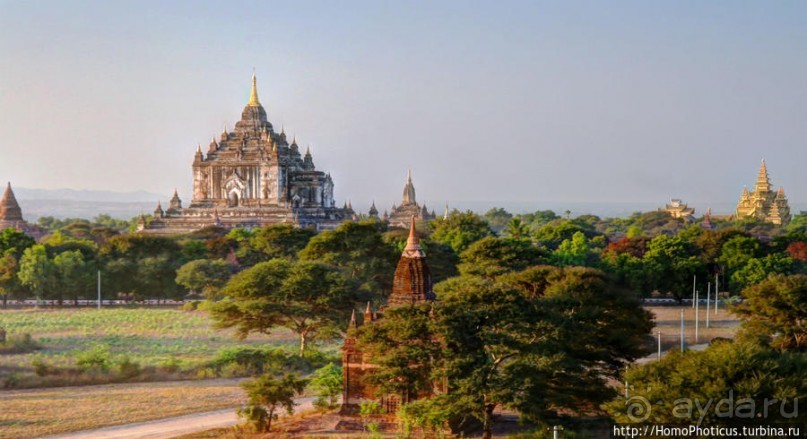 Два заката над тысячами ступ