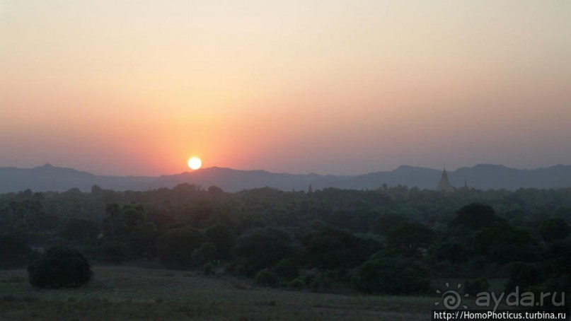 Два заката над тысячами ступ