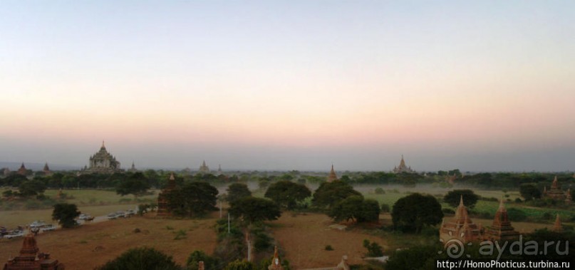 Два заката над тысячами ступ