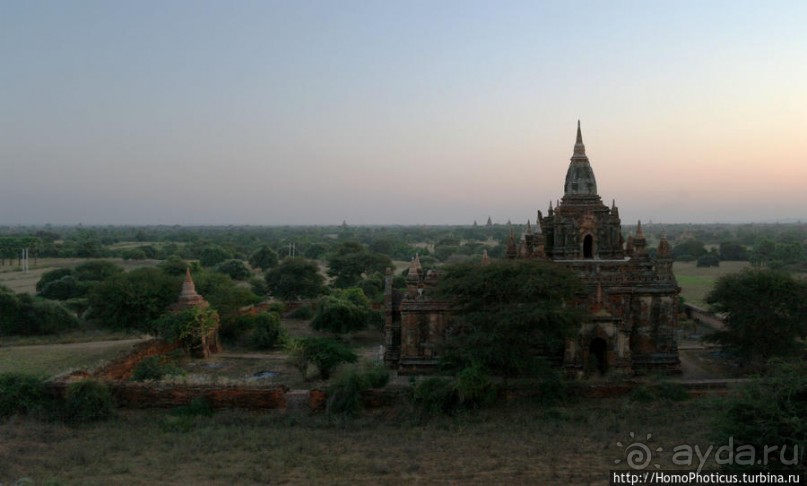 Два заката над тысячами ступ