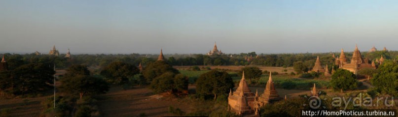 Два заката над тысячами ступ