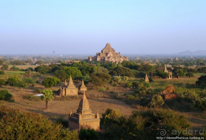 Два заката над тысячами ступ