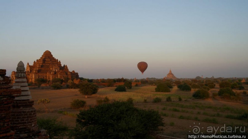 Два заката над тысячами ступ