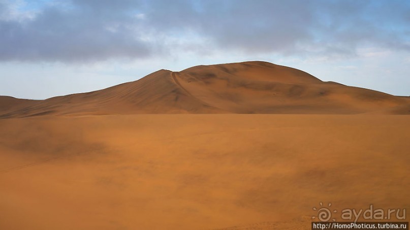 По дюнам на квадроцикле, с дюн на оргалите