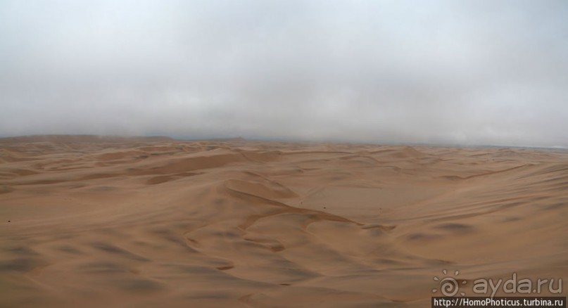 По дюнам на квадроцикле, с дюн на оргалите