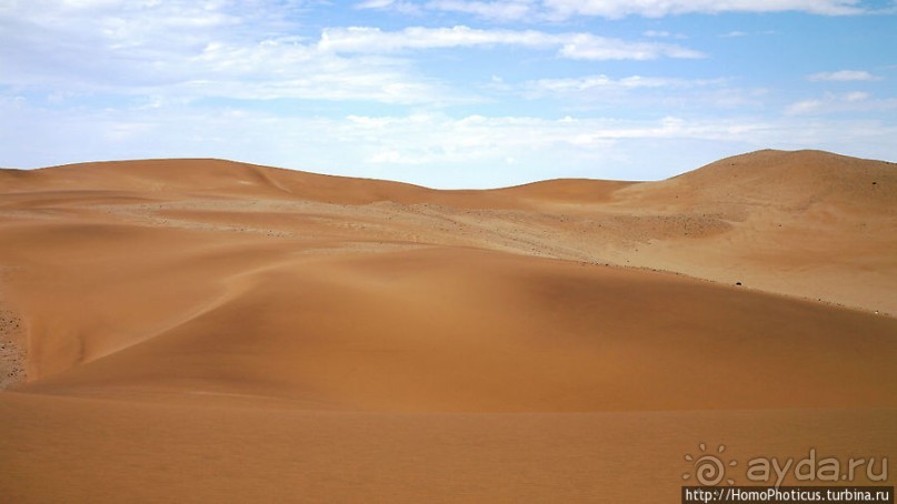 По дюнам на квадроцикле, с дюн на оргалите