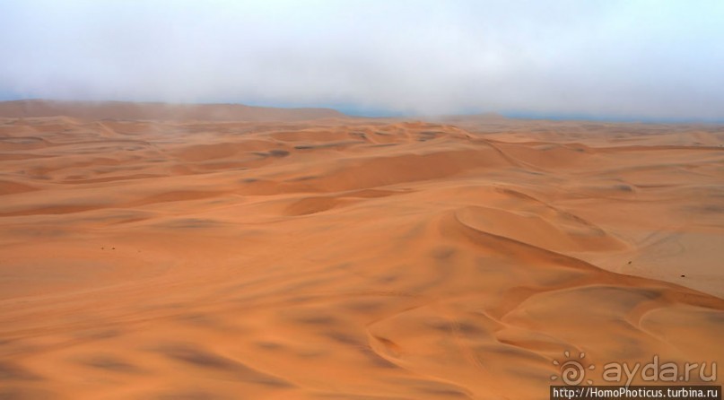 По дюнам на квадроцикле, с дюн на оргалите