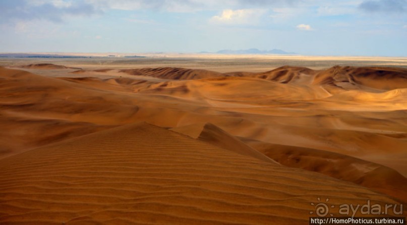 По дюнам на квадроцикле, с дюн на оргалите