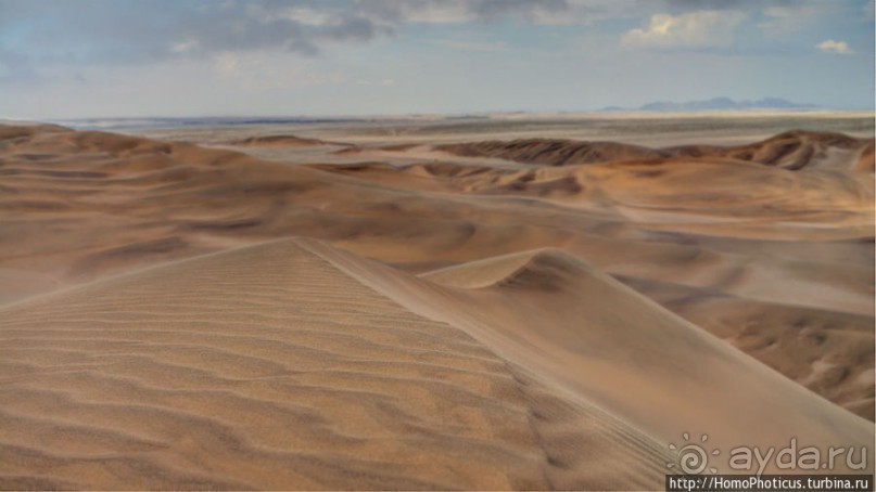 По дюнам на квадроцикле, с дюн на оргалите