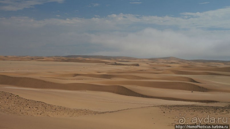 По дюнам на квадроцикле, с дюн на оргалите