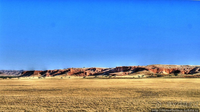 Сердце Намиба: окаменелые дюны