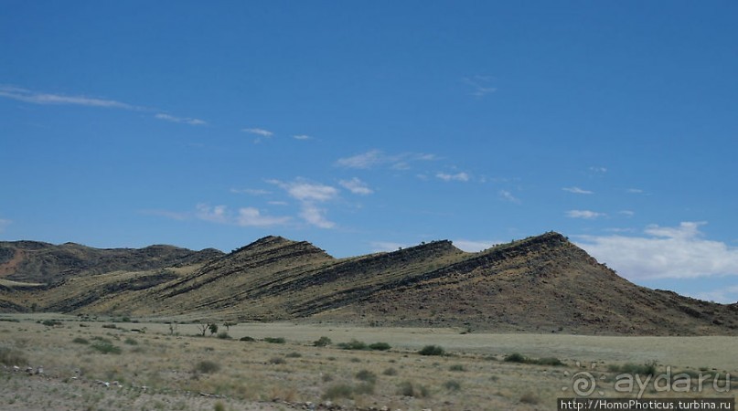 Сердце Намиба: окаменелые дюны