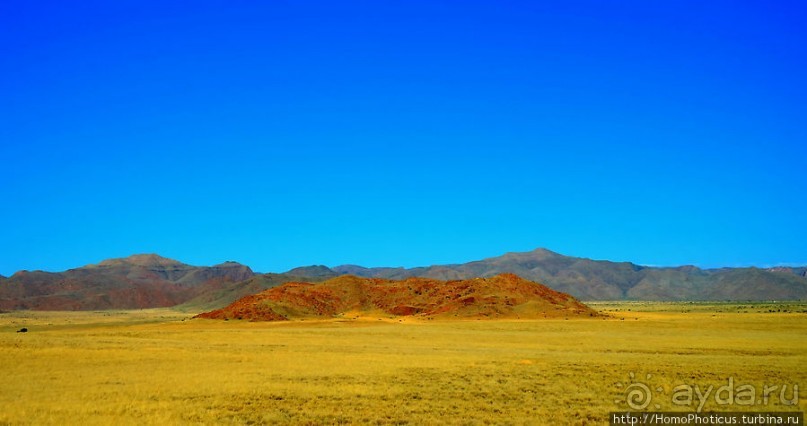 Сердце Намиба: окаменелые дюны
