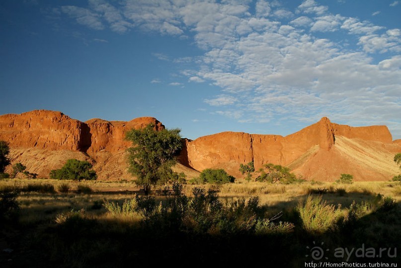 Сердце Намиба: окаменелые дюны