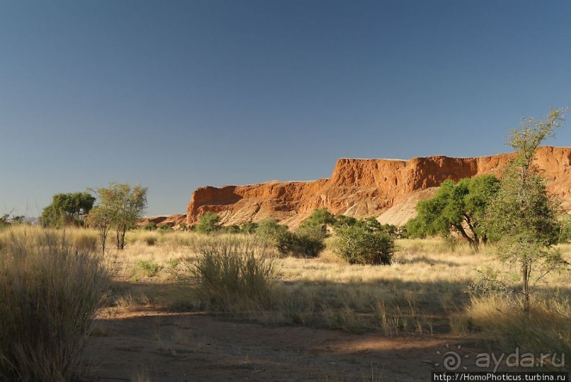 Сердце Намиба: окаменелые дюны