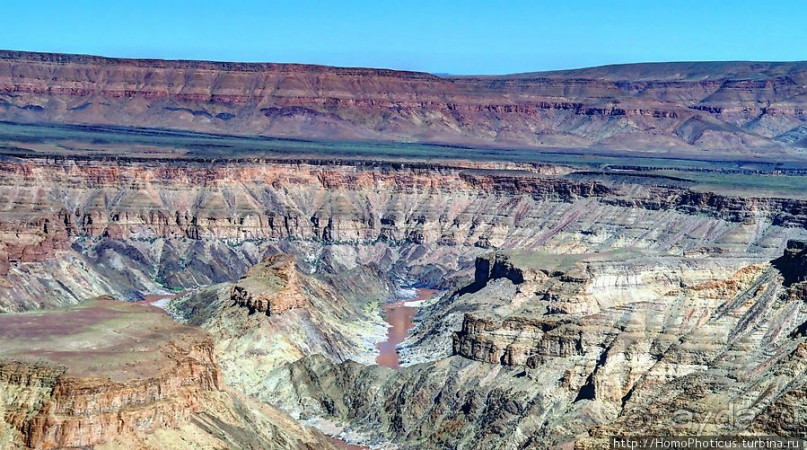 Древнейший каньон рыбной реки