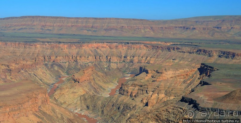 Древнейший каньон рыбной реки