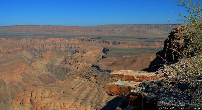 Древнейший каньон рыбной реки