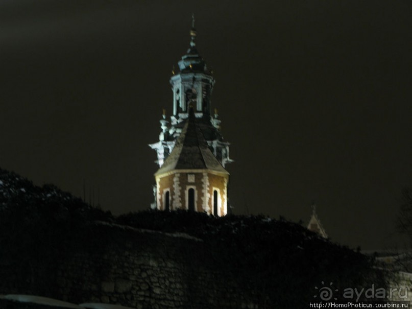 Краков зимней ночью