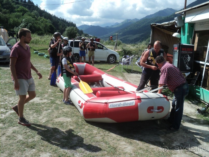 Альбом отзыва "Рафтинг в Грузии по военно-грузинской дороге"