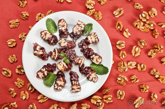 ЧУРЧХЕЛА в нарезанном виде